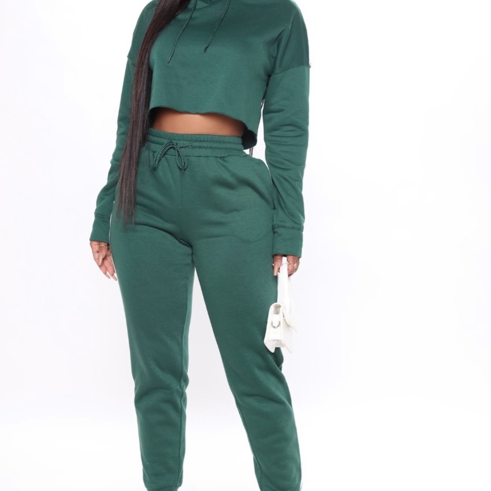 Fashion Nova Out Of Line Hoodie & Jogger Set